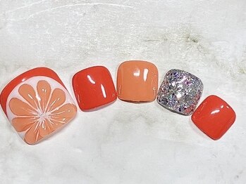 ドリーム ネイル(Dream Nail)/フット定額デザインコース6900