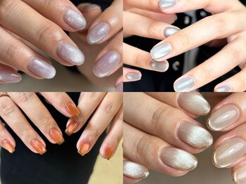 ウギ 北浜店(Ugi.)の写真/◇シンプルの中に遊び心をプラス◇指先のときめきを大切に上品華やかな指先で日常に馴染みやすいデザインに