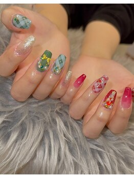 クリスマスネイル