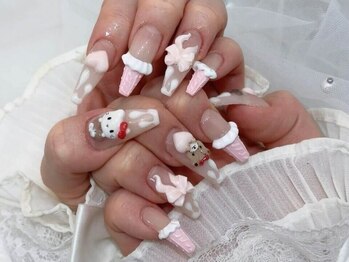 プティネイル(Puty Nail)/キティ×タイニーチャムネイル