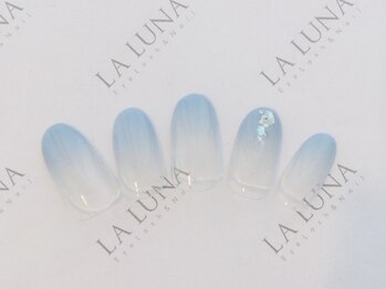 ラルナ ネイルアンドアイラッシュサロン(LA LUNA nail & eyelash salon)/～ブルーグラデ～