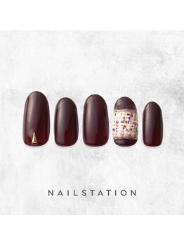 ネイルステーション ルミネ新宿1店(NAIL STATION)/シンプルネイル／パラジェル