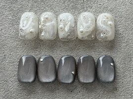 ニュアンス×ブルーブラウン