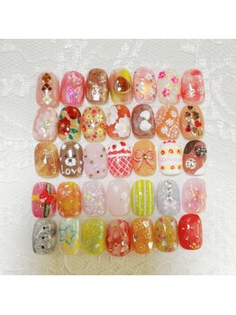 ガーリーから綺麗めサンプル