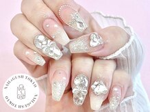 韓国ネイル/ワンホンネイル♪カラーやパーツも豊富にご用意！