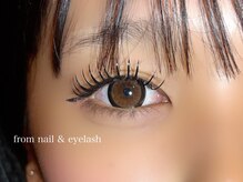 フロムネイルアンドアイラッシュ 神戸三宮(from nail&eyelash)/フラットラッシュ　180本＊