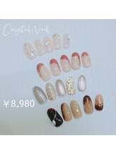クリスタルネイル ゆめタウン筑紫野店(CRYSTAL NAIL)/お得な定額キャンペーンネイル