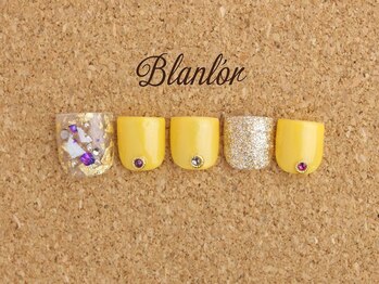 ネイルサロン ブランロール 三軒茶屋店(Blanl'or)/Foot　秋冬マスタード