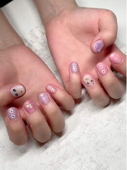 ウィズ ユー(with U produce by Megumi Ohara)/お花ネイル