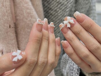 アイネイルズ 四条河原町店(I-nails)/ワンホンネイル￥6500～11500