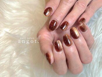 アンガット(angot.)/奥行きべっ甲マグネットネイル