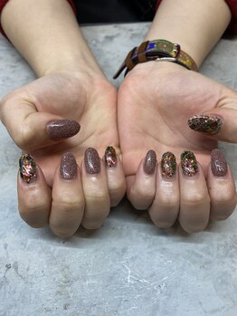 シンプリー ワン 渋谷店(Simpliee ONE)/【ハンド】グリッターカラー