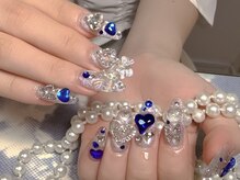 モアネイル 新宿/キラキラネイル/持ち込み/新宿