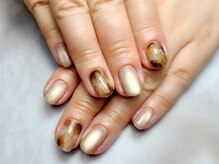 ビーベルネイル(B.Bell Nail)/ニュアンスべっ甲ネイル