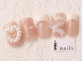 パールハート蝶々9480円