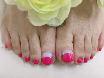 プルミエ ネイル(Premier Nail)/フット☆バルーンフレンチ