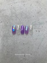 サロンストロベリームーン(Salon Strawberry Moon)/定額ビジューネイル☆￥8980