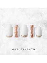 ネイルステーション ルミネ新宿1店(NAIL STATION)/シンプルネイル／パラジェル