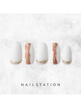 ネイルステーション ルミネ新宿1店(NAIL STATION)/シンプルネイル／パラジェル