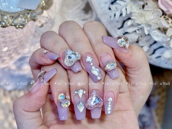 レアネイル 渋谷店(Le’a nail)/パープル☆グラデーション
