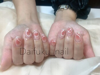 ダイフクネイルズ(Daifuku nails)/ハートネイル&チークネイル