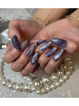 サボテン/マグネット ネイル