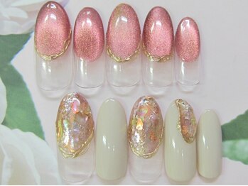 アヴァニ(AVANI)の写真/爪の長さを出したい方におすすめ♪オフィス用のナチュラルネイルにも◎美しく魅せる綺麗な指先に☆