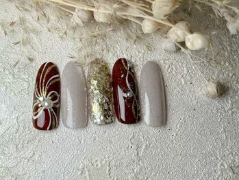 レナトゥス(Renatus)/正月ネイル/持ち込みワンホン