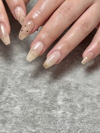 ハートニュアンスネイル