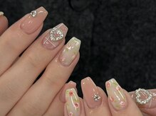 テネル 横浜(tener)/>>くるくるミニ薔薇ネイル .* 。