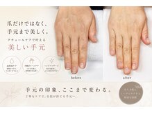 ナユネイル(na_yu.nail)の雰囲気(爪だけでなく手元まで整える次世代ハンドケア)