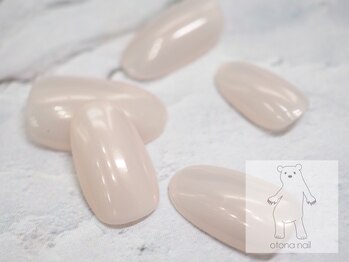 オトナネイル(otona nail)/グレイッシュピンクミラーネイル