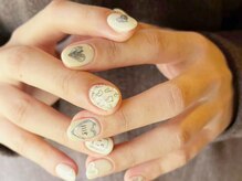アイネイルズ 梅田店(I nails)/落書きアートぷっくり¥9700