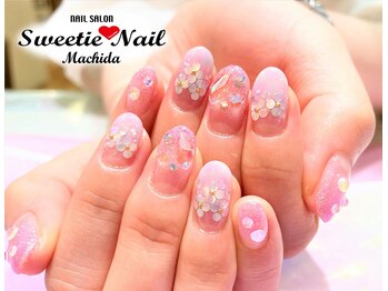 スウィーティーネイル 町田東口店(Sweetie Nail)/ホログラムフラワー