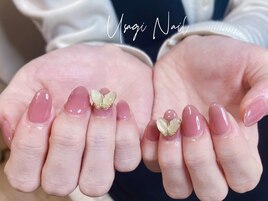 蝶々ネイル