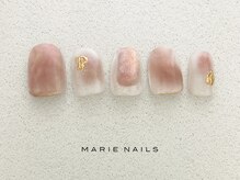マリーネイルズ 大阪梅田店(MARIE NAILS)/新規8000 0410eシンプルベージュ