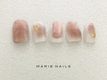 マリーネイルズ 大阪梅田店(MARIE NAILS)/新規8000 0410eシンプルベージュ