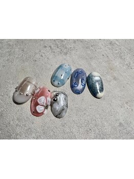 手描きアートが得意なサロン