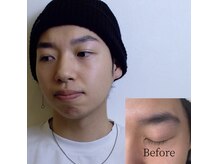 メンズ眉毛も得意です♪