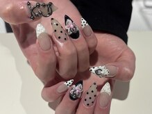 シェルネイル(SHELL NAIL)/ドット/フラワー/staff:takeda