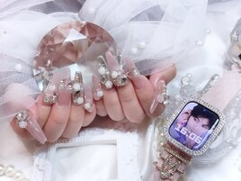 マグネット×ローズネイル♪