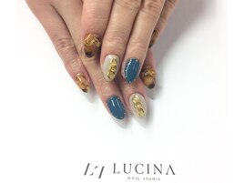 Y -833 べっ甲・チェーンネイル