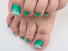 ネイルサロン ドレス(Nail Salon Dress)/【山川】クリームソーダネイル