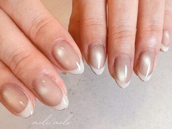 ミリ ミリ(mili mili)/おしゃれなフレンチネイル