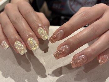 チャーム(charmu.)/ミラーネイルデザイン