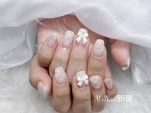 エムプラスネイル 新宿(M+Nail)/清楚推しネイル
