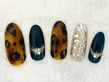 ネイルエイム(Nail eim)/秋冬★レオパード★ミラー★