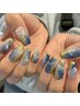 【何度でも♪】※オフあり！ハンドジェル＋フットジェル持ち込みアートし放題