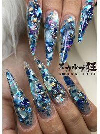 シェル埋め込みデザインスカルプ