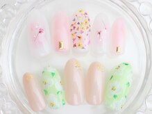 ネイルサロン あかねいろ/春夏　押し花　フラワー　結婚式